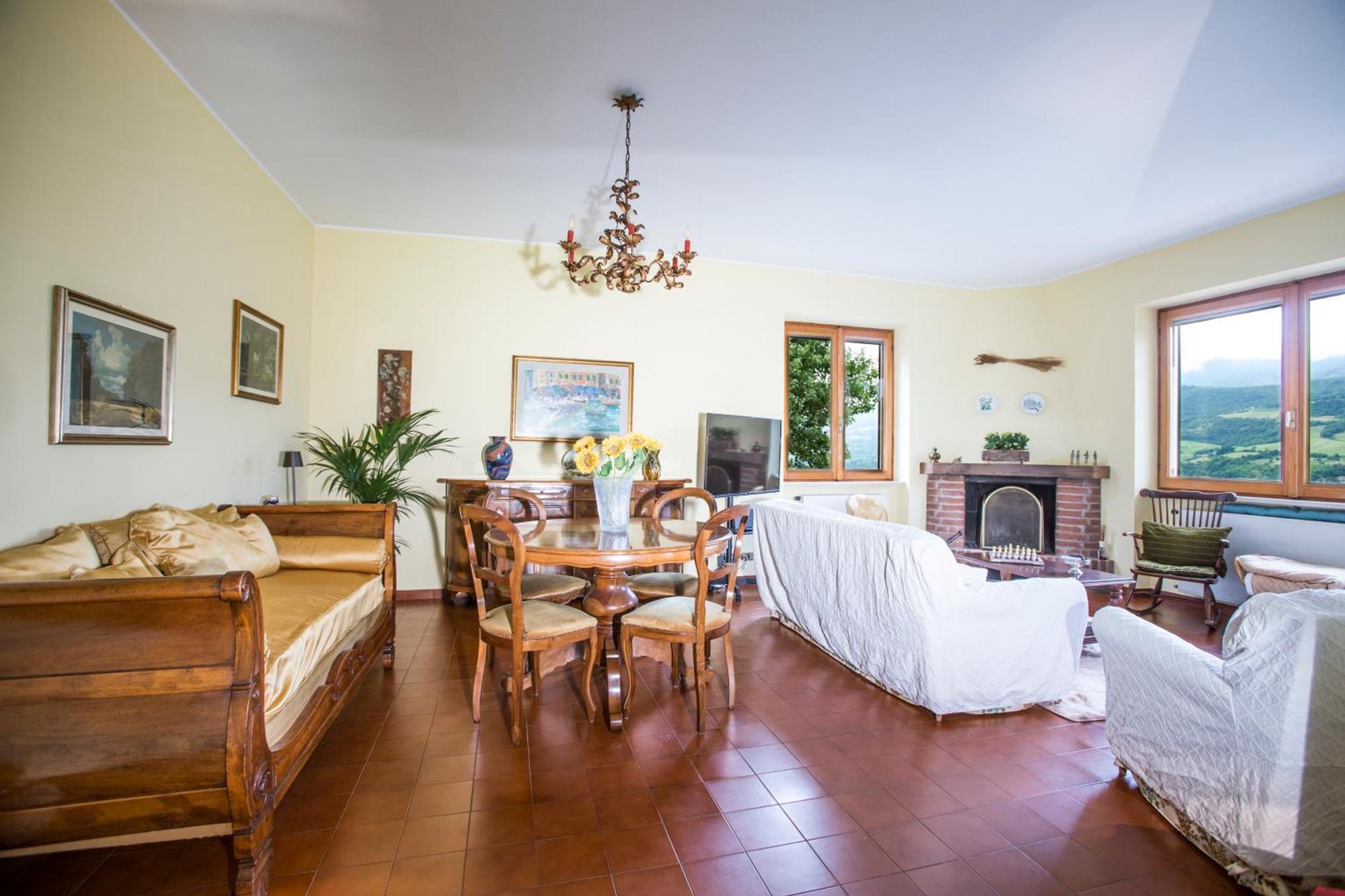 Casa Del Bosco - Vista Mozzafiato & Parco 4 Ettari Villa Bobbio Exteriör bild